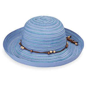 Breton-Hydrangea__The Breton cap is a great packable sun hat for women.