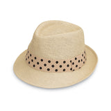 Gigi-Natural with Polka Dot Ribbon