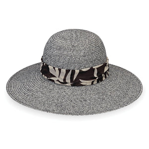 Mia-Black Combo__The elegant Mia Black Hat, wearable with virtually anything.