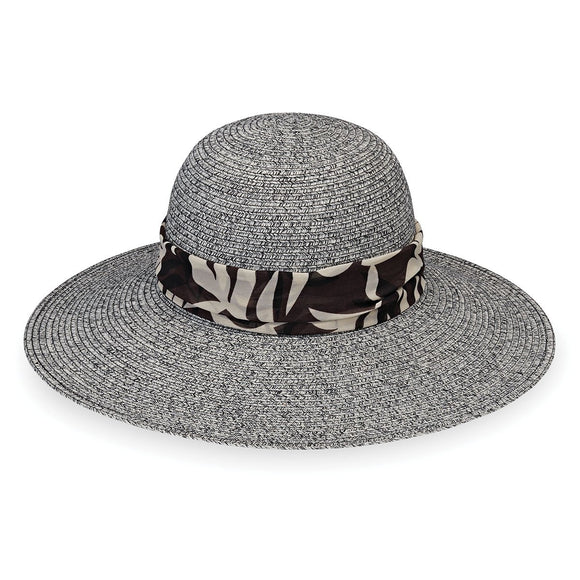 Mia-Black Combo__The elegant Mia Black Hat, wearable with virtually anything.