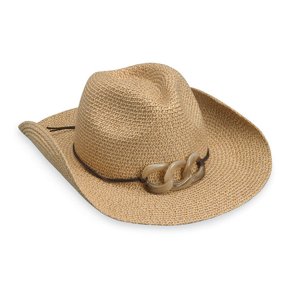 Sierra-Natural__These female cowboy hats have a medium brim and are great for sun protection.