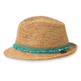 Tahiti-Turquoise__The Tahiti is one of our many cute sun hats for women with short hair.