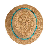 Tahiti-Turquoise__There are several colors in these summer hats for short hair.