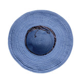 Scrunchie-Slate Blue/White Dots
