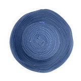 Scrunchie-Slate Blue/White Dots