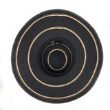 Savannah-Black/Camel__The Savannah black hat can be fitted to your head and roll easily to pack.